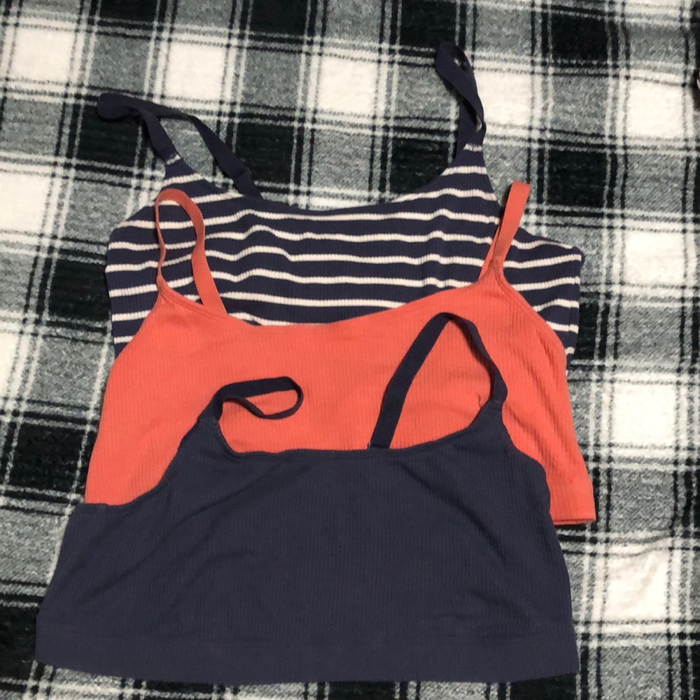 Old Navy light support sports bras.